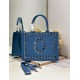 Replica borse griffate shopping Dior Book Tote Blu Wave con tracolla Imitazioni Replica perfette Imitazioni borse griffate shopping Dior Book Tote Blu Wave con tracolla