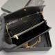 Replica Portafoglio a catena YSL Saint Laurent Envelope nero oro Imitazioni Replica perfette Portafoglio a catena YSL Saint Laurent Envelope nero oro