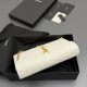 Replica perfette Portafoglio a catena YSL Saint Laurent Envelope pelle originale bianco