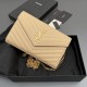 Replica Portafoglio a catena YSL Saint Laurent Envelope pelle originale albicocca Imitazioni Replica perfette Portafoglio a catena YSL Saint Laurent Envelope pelle originale albicocca