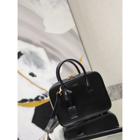 Replica perfette Borsa YSL Saint Laurent Sac de Jour Bauletto con tracolla nera