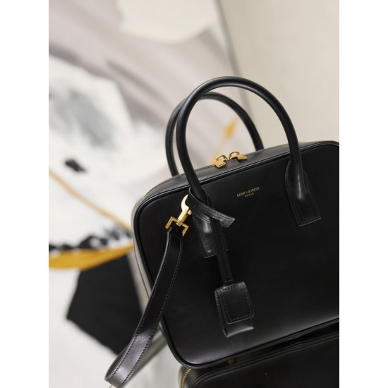 Replica perfette Borsa YSL Saint Laurent Sac de Jour Bauletto con tracolla nera