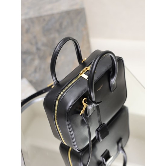 Replica perfette Borsa YSL Saint Laurent Sac de Jour Bauletto con tracolla nera
