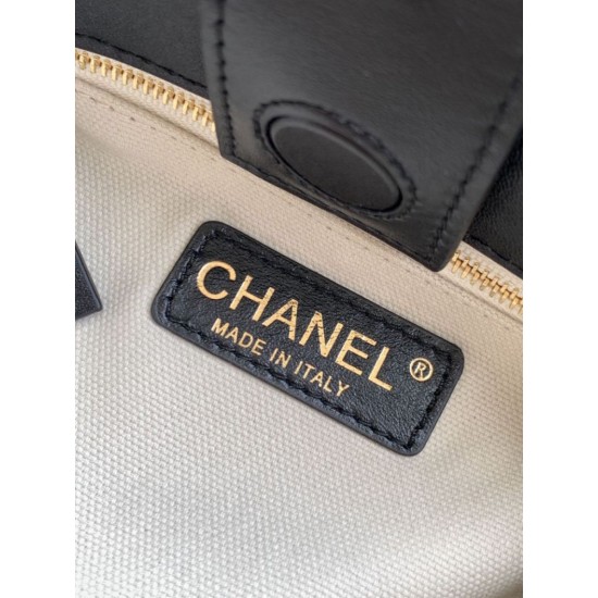 Replica Borsa a mano Chanel 26S AS6268 scamosciata con tracolla larga Nero Imitazioni Replica perfette Borsa a mano Chanel 26S AS6268 scamosciata con tracolla larga Nero