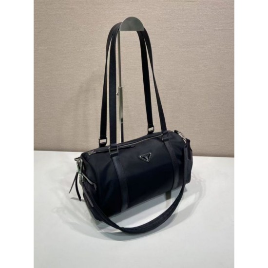 Replica Borse Valigia Prada 1BB154 nylon Nero Imitazioni Replica perfette Borse Valigia Prada 1BB154 nylon Nero