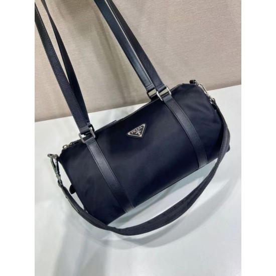 Replica Borse Valigia Prada 1BB154 nylon Nero Imitazioni Replica perfette Borse Valigia Prada 1BB154 nylon Nero