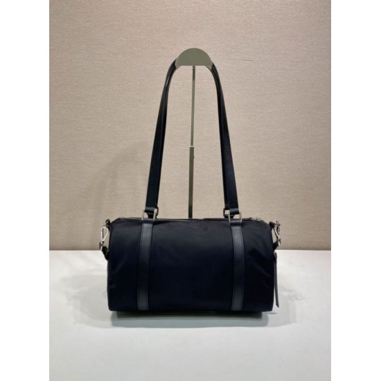 Replica Borse Valigia Prada 1BB154 nylon Nero Imitazioni Replica perfette Borse Valigia Prada 1BB154 nylon Nero