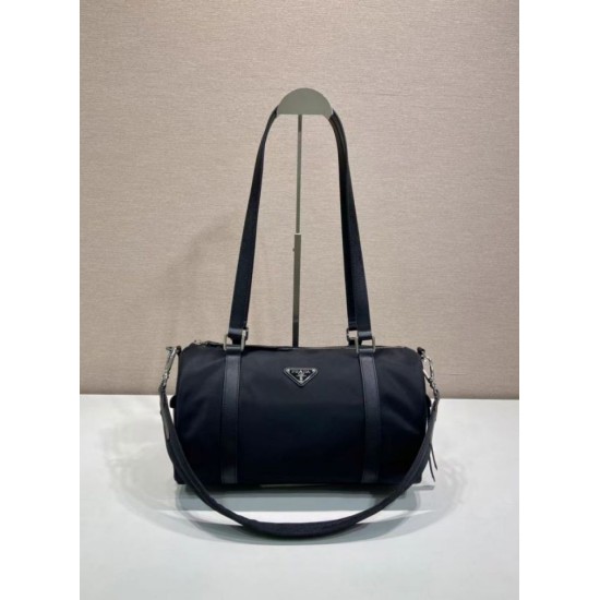 Replica Borse Valigia Prada 1BB154 nylon Nero Imitazioni Replica perfette Borse Valigia Prada 1BB154 nylon Nero