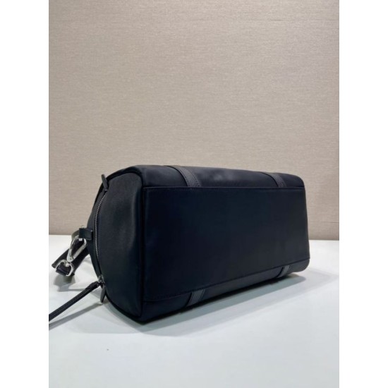 Replica Borse Valigia Prada 1BB154 nylon Nero Imitazioni Replica perfette Borse Valigia Prada 1BB154 nylon Nero