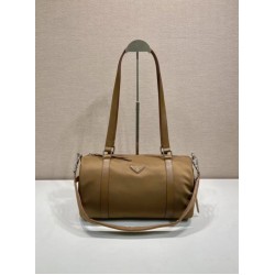 Borse Valigia Prada 1BB154 nylon Marrone