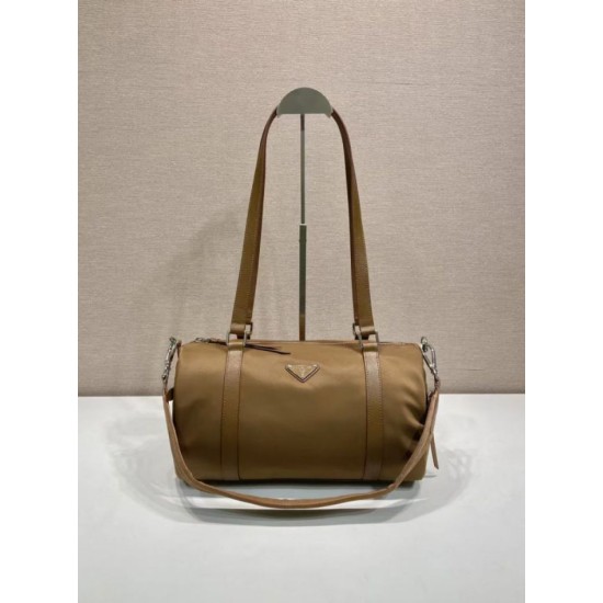 Replica Borse Valigia Prada 1BB154 nylon Marrone Imitazioni Replica perfette Borse Valigia Prada 1BB154 nylon Marrone