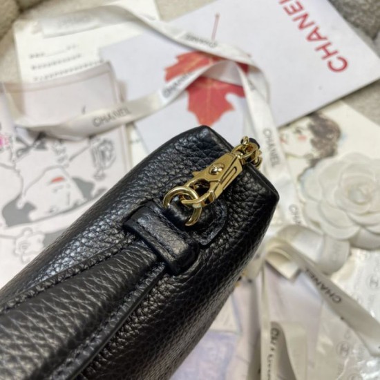 Replica Borsa Chanel Vanity con catena 29cm AS6473 Nera Imitazioni Replica perfette Borsa Chanel Vanity con catena 29cm AS6473 Nera