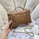 Replica Borsa Chanel Vanity con catena 23cm AS5347 Marrone Imitazioni Replica perfette Borsa Chanel Vanity con catena 23cm AS5347 Marrone