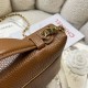 Replica Borsa Chanel Vanity con catena 23cm AS5347 Marrone Imitazioni Replica perfette Borsa Chanel Vanity con catena 23cm AS5347 Marrone