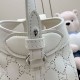 Replica Qualità Premium Borsa piccola Gucci Giglio traforata GG 860845 bianca Imitazioni Replica perfette Qualità Premium Borsa piccola Gucci Giglio traforata GG 860845 bianca