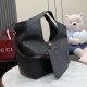 Replica Perfetta grande Gucci Giglio 853971 traforata GG Nero Imitazioni Replica perfette Perfetta grande Gucci Giglio 853971 traforata GG Nero