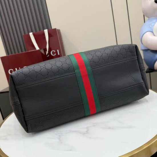 Replica Perfetta grande Gucci Giglio 853971 traforata GG Nero Imitazioni Replica perfette Perfetta grande Gucci Giglio 853971 traforata GG Nero