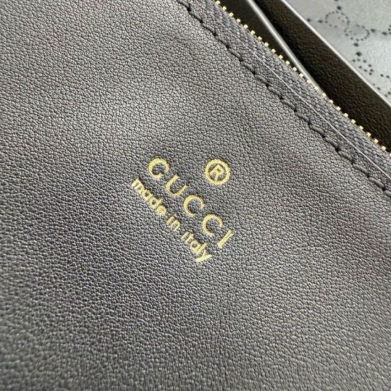 Replica Perfetta grande Gucci Giglio 853971 traforata GG Nero Imitazioni Replica perfette Perfetta grande Gucci Giglio 853971 traforata GG Nero