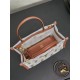 Replica Qualità Premium Borse tote rete ricamata Miu Miu 5BA310 19cm Imitazioni Replica perfette Qualità Premium Borse tote rete ricamata Miu Miu 5BA310 19cm