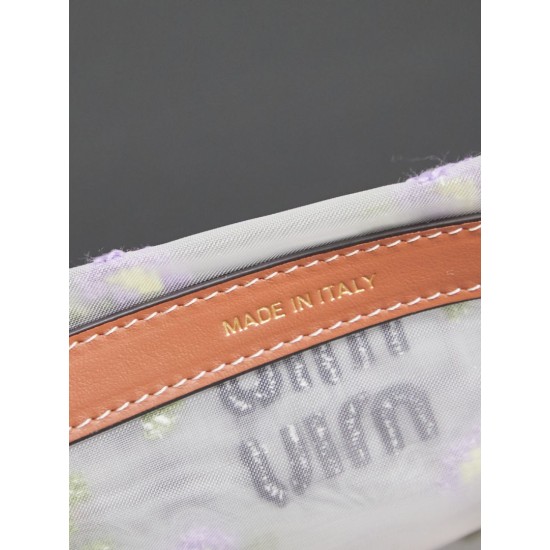 Replica Qualità Premium Borse tote rete ricamata Miu Miu 5BA310 19cm Imitazioni Replica perfette Qualità Premium Borse tote rete ricamata Miu Miu 5BA310 19cm