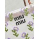 Replica Qualità Premium Borse tote rete ricamata Miu Miu 5BA310 19cm Imitazioni Replica perfette Qualità Premium Borse tote rete ricamata Miu Miu 5BA310 19cm