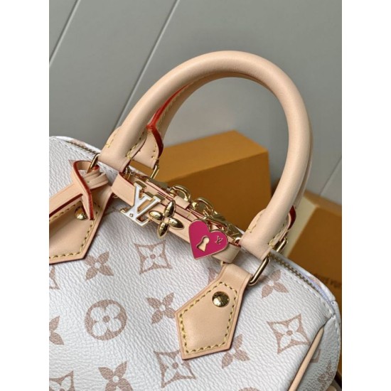 Replica Borsa Speedy 18 Louis Vuitton M24606 M46970 M24474 Bianco Imitazioni Replica perfette Borsa Speedy 18 Louis Vuitton M24606 M46970 M24474 Bianco