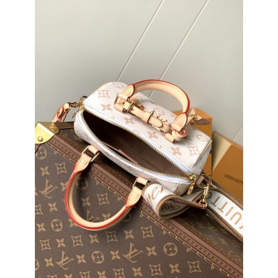 Replica Borsa Speedy 18 Louis Vuitton M24606 M46970 M24474 Bianco Imitazioni Replica perfette Borsa Speedy 18 Louis Vuitton M24606 M46970 M24474 Bianco