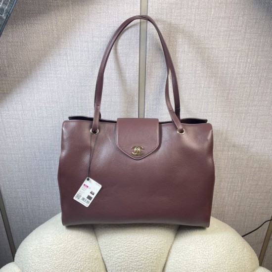 Replica perfette Borsa tote Chanel AS6245 Super bordeaux