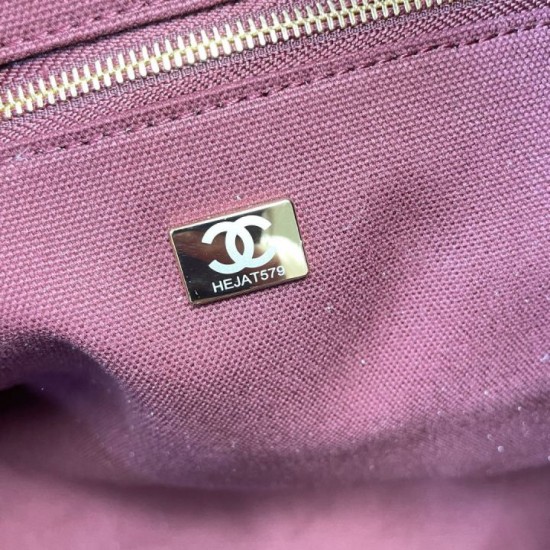 Replica perfette Borsa tote Chanel AS6245 Super bordeaux