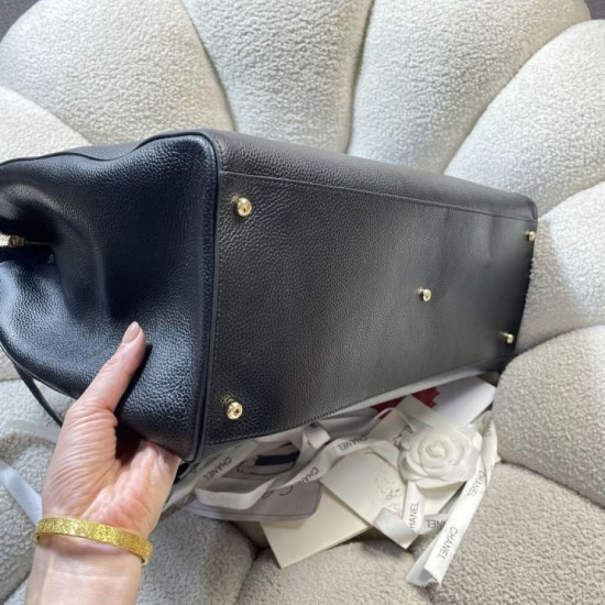 Replica Borse tote Chanel AS6245 Super Nero Imitazioni Replica perfette Borse tote Chanel AS6245 Super Nero