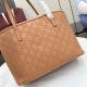 Replica perfette Borsa tote Gucci 875236 Tribeca con perforazioni giallo terroso