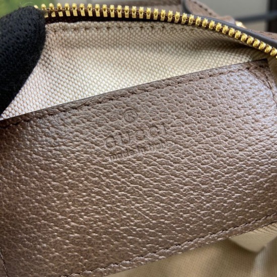 Replica Borsa Mini Boston Gucci Ophidia 781490 marrone Imitazioni Replica perfette Borsa Mini Boston Gucci Ophidia 781490 marrone