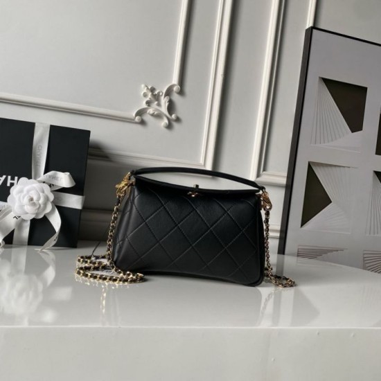 Replica Borsa a tracolla Chanel 26S AS6255 Nero Imitazioni Replica perfette Borsa a tracolla Chanel 26S AS6255 Nero