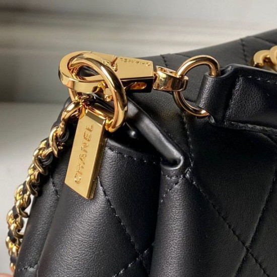 Replica Borsa a tracolla Chanel 26S AS6255 Nero Imitazioni Replica perfette Borsa a tracolla Chanel 26S AS6255 Nero