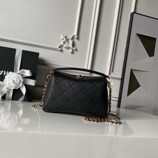 Replica Borsa a tracolla Chanel 26S AS6255 Nero Imitazioni Replica perfette Borsa a tracolla Chanel 26S AS6255 Nero