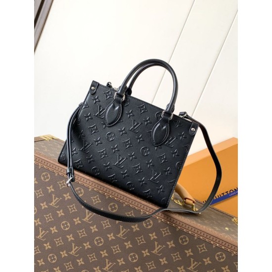 Replica Louis Vuitton onthego PM Codice variabile Chip M14576 Nero Imitazioni Replica perfette Louis Vuitton onthego PM Codice variabile Chip M14576 Nero
