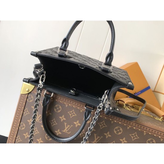 Replica Louis Vuitton onthego PM Codice variabile Chip M14576 Nero Imitazioni Replica perfette Louis Vuitton onthego PM Codice variabile Chip M14576 Nero