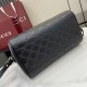 Replica Borsa Gucci Boston media con emblema GG 848886 Nero Imitazioni Replica perfette Borsa Gucci Boston media con emblema GG 848886 Nero