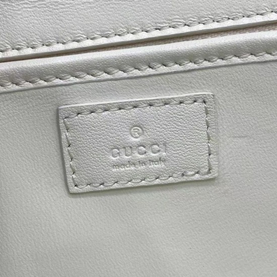 Replica Borse Alta Qualità Gucci Bamboo Diva 827750 Bianca Imitazioni Replica perfette Borse Alta Qualità Gucci Bamboo Diva 827750 Bianca