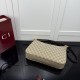 Replica Borsa a tracolla Gucci Lady Lunetta Chain A0060A Marrone Imitazioni Replica perfette Borsa a tracolla Gucci Lady Lunetta Chain A0060A Marrone