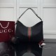 Replica Borsa tote grande Gucci Giglio A008NS tela GG nera Imitazioni Replica perfette Borsa tote grande Gucci Giglio A008NS tela GG nera