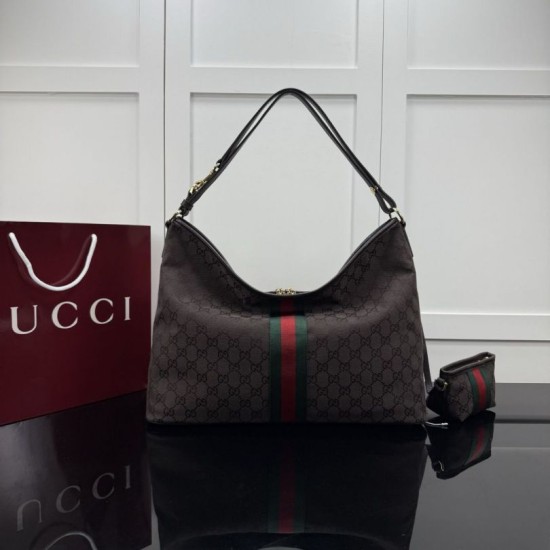 Replica Borsa tote grande Gucci Giglio A008NS tela GG bordeaux Imitazioni Replica perfette Borsa tote grande Gucci Giglio A008NS tela GG bordeaux