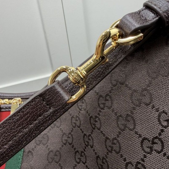 Replica Borsa tote grande Gucci Giglio A008NS tela GG bordeaux Imitazioni Replica perfette Borsa tote grande Gucci Giglio A008NS tela GG bordeaux