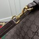 Replica Borsa tote grande Gucci Giglio A008NS tela GG bordeaux Imitazioni Replica perfette Borsa tote grande Gucci Giglio A008NS tela GG bordeaux