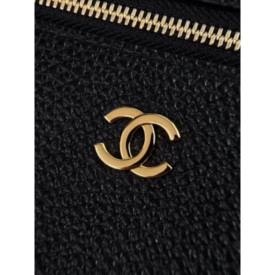 Replica Beauty case grande Chanel Métiers d'art con catena AP5437 Nero Imitazioni Replica perfette Beauty case grande Chanel Métiers d'art con catena AP5437 Nero