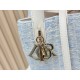 Replica Borsa tote verticale Dior Tweed Toujours motivo Cannage Blu Imitazioni Replica perfette Borsa tote verticale Dior Tweed Toujours motivo Cannage Blu