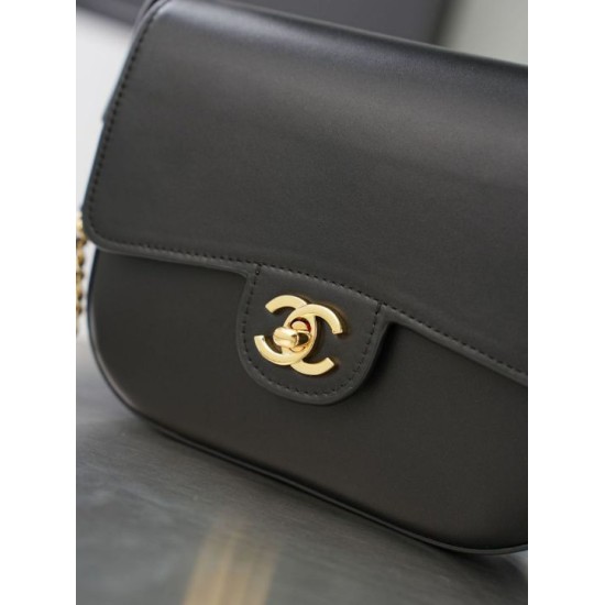 Replica Borsa Chanel Mini Flap con manico superiore AS6424 Nero Imitazioni Replica perfette Borsa Chanel Mini Flap con manico superiore AS6424 Nero