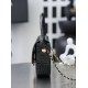 Replica Mini borsa a tracolla Chanel stampa coccodrillo AS6424 Nero Imitazioni Replica perfette Mini borsa a tracolla Chanel stampa coccodrillo AS6424 Nero