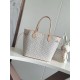 Replica Borsa Louis Vuitton Neverfull MM M2A381 jacquard bianco Imitazioni Replica perfette Borsa Louis Vuitton Neverfull MM M2A381 jacquard bianco