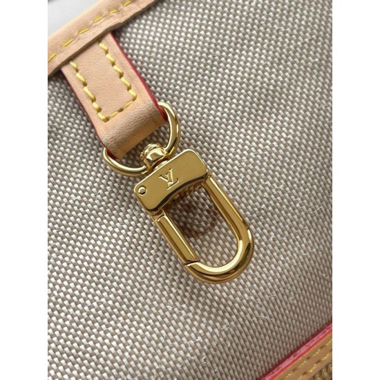 Replica Borsa Louis Vuitton Neverfull MM M2A381 jacquard bianco Imitazioni Replica perfette Borsa Louis Vuitton Neverfull MM M2A381 jacquard bianco